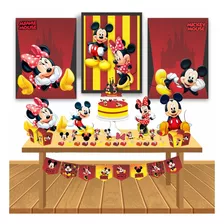 Kit Festa Infantil Mickey & Minnie Lembrancinha Decoração