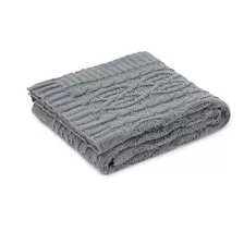 Manta Tricô Cobertor Sofá Cama Casa Decoração 127x152cm