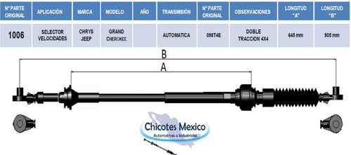 Chicote Para Jeep Grand Cherokee 4x4 Transmisin Automtica Foto 4