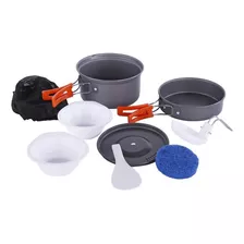 Set De Cocina Para Camping, Para 3-4 Personas, Marca Atom