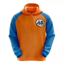 Sudadera Sublimada Goku Logo Hoodie