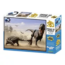 Puzzle Rompecabezas 500pzs Prime 3d Pelea Dinosaurios 10331