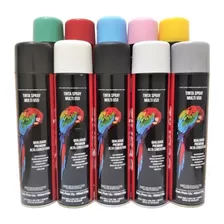 Tinta Spray Para Pintar Motos Carros Bicicletas Vermelho000