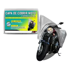 Capa Para Cobrir Moto Gg Hws Forro Total Impermeável Silver