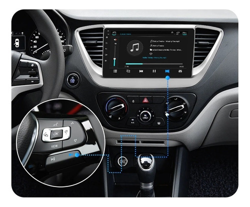 2023 Hyundai Accent 2018-2022 Android Gps Radio Bluetooth Foto 6