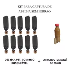  Iscas Pet Para Captura De Jatai 10 + 200ml De Atrativo