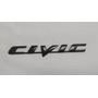 Letras Si Civic 04-07 Cromo 2pz