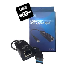 Conversor De Rede Usb 2.0 Placa 10/100 Rj45 Kp-ad105 Knup