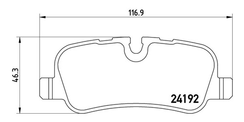 Set-4 Balatas Traseras Range Rover 4.2l V8 07 Al 09 Foto 2