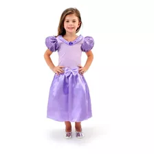 Fantasia Infantil Princesa Sofia Luxo Com Frete Grátis