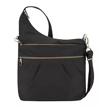 Bolso Para Dama Negro Bandolera Nailon Travelon