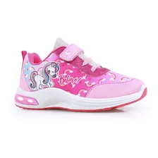 Zapatillas Footy Pop Unicornio Believe Niña Luz Led Al Pisar