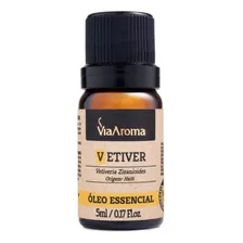 Óleo Essencial Vetiver - 5ml Via Aroma Puro Natural