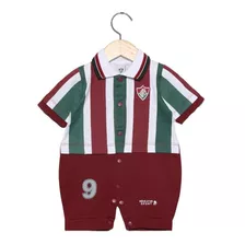 Macacão Bebê Fluminense Uniforme Campo Oficial