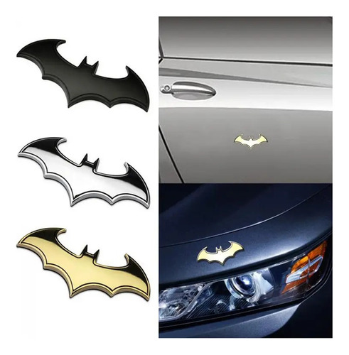 Emblema Insignia Logo Batman Metal Bocina Auto Moto Carro Foto 9