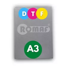 Filme Dtf Para Impressão Transfer | Formato A3 (297x420 Mm) 