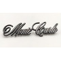 Emblema Montecarlo Monte Carlo Original Metal Auto Clasico
