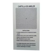 Cartilla De Amsler Rejilla Prueba Modelo 3365ra12