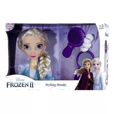 Boneca Styling Head Busto Elsa Frozen 2 Baby Brink