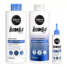 Kit Sos Bomba 500ml+ Tônico Crescimento Acelerado Salon Line