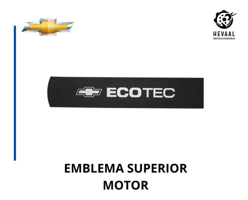 13103972 Emblema Tapa Superior Motor Ecotec Sonic/cruze/trax Foto 2