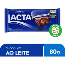 Barra De Chocolate Ao Leite 80g Lacta