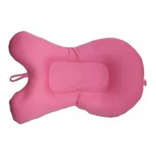 Almofada Para Banho Bebê Banheira Sapeca Kids Rosa Liso