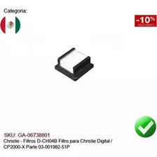 Filtros D-ch04b Filtro Christie Cp2000-x 03-001982-51p