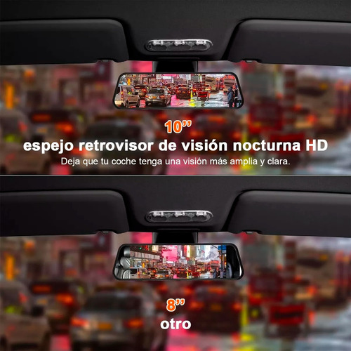 Retrovisor Dvr Touch Vision Nocturna  Fiat Foto 5