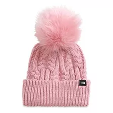 The North Face Gorro Con Pompón Pelo Oh-mega Niños, Rosa