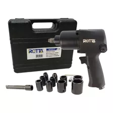 Kit Chave De Impacto Pneumatica 1/2 66 Kg Torque + Nota Fisc