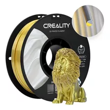 Filamento Pla Seda Mágico Bicolor Creality 1kg Oro Plateado