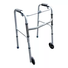 Andadera Caminadora Aluminio Con Ruedas Plegable Ajustable 