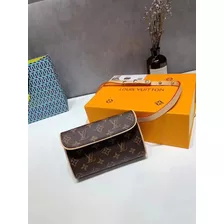 Riñoñera Cangurera Louis Vuitton Piel Vintage Regalo Madre