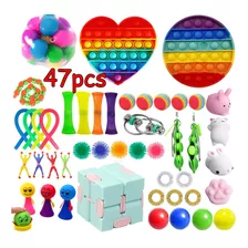 Brinquedo Sensorial Push 47pcs Ajuda A Restaurar