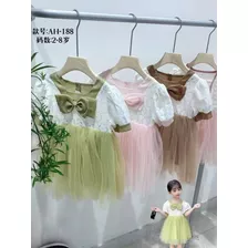 Vestido Casual Verano Para Salir De Niña Modelo Ah-188