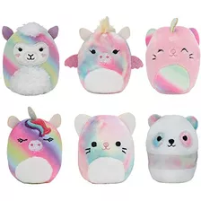 De Squishmallow Mini Peluche Rainbow Dream Squad, Six 2...