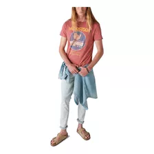 Lucky Brand Camiseta Con Póster De Woodstock Para Mujer, Hol