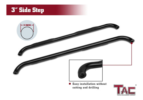 Tac - Estribos Laterales Compatibles Con Ford F250 / F350 /  Foto 5