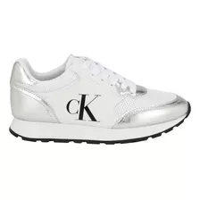 Tenis Calvin Klein Originales Mujer Casuales Blanco Comodos