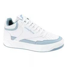 Tenis Urbano Goodyear 2817 Blanco Dama Original