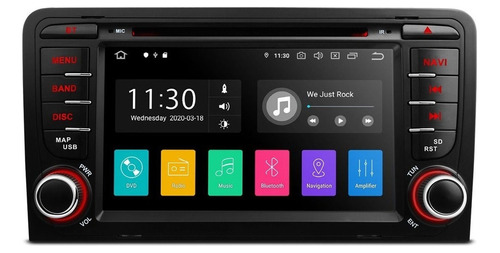 Android 10 Estereo Audi A4 2002-2008 Gps Touch Hd Usb Radio Foto 2