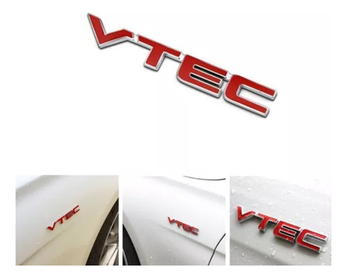 Emblema Vtec Adherible Honda Accord Civic Crv Pilot City Hrv Foto 3