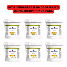 Kit 6 Und Geleia Fina Queensberry Sabor Damasco Classic Nfe