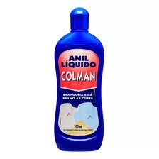 Anil Líquido Colman Branqueador De Roupas 200 Ml Dá Brilho