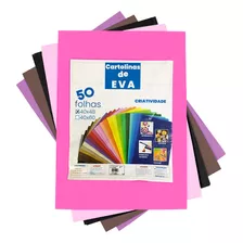Kit 50un Cartolinas Em Eva 40x48cm