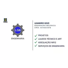 Engenheiro Mecânico / Projetos / Laudo Técnico E Art