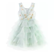 Vestido Princesa Tiana Y El Sapo Talla 7-8 Disney Store