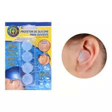 Tampão Protetor De Ouvido Auricular 4 Pç Silicone Moldável