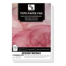 10 Hojas De Papel Yupo | 10 Pulgadas X 7 Pulgadas | 116...